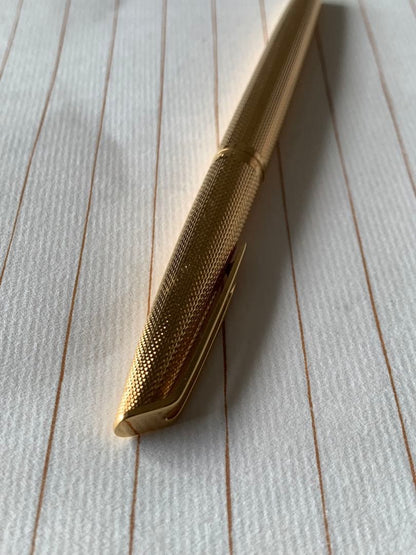 Waterman CF Fountain Pen with 18K gold nib model NO.0134 shown in used condition