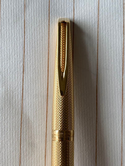 Waterman CF Fountain Pen with 18K gold nib model NO.0134 shown in used condition