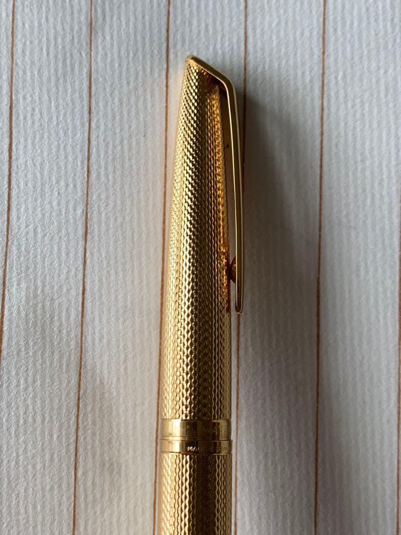 Waterman CF Fountain Pen with 18K gold nib model NO.0134 shown in used condition