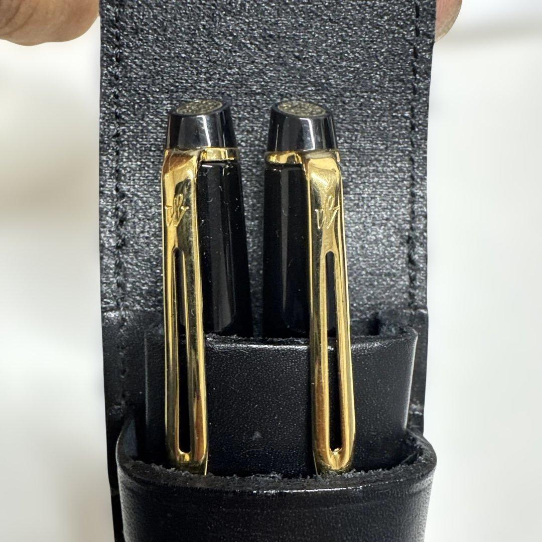 Waterman ballpoint pen and mechanical pencil set including Parker and Zippo mechanical pencils