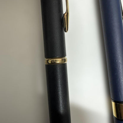 Waterman ballpoint pen and mechanical pencil set including Parker and Zippo mechanical pencils