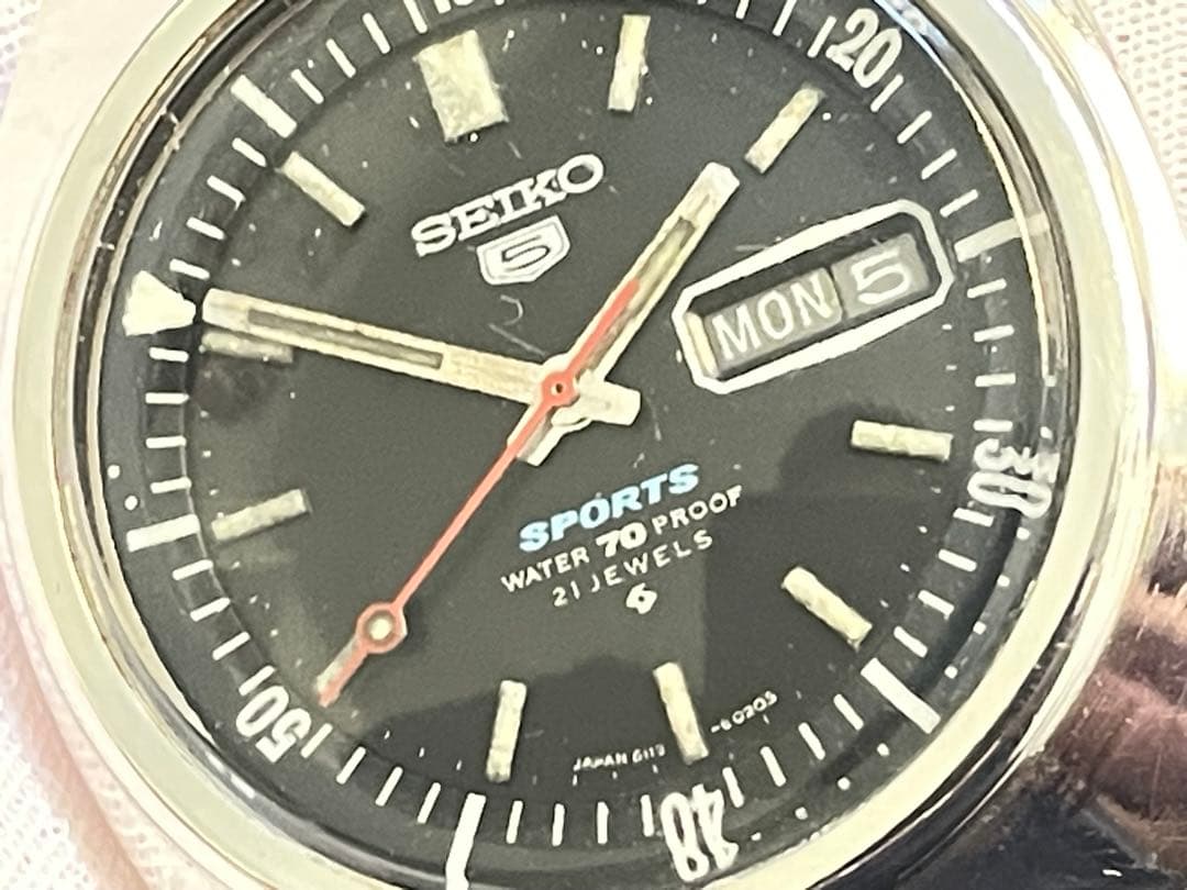 SEIKO 6119-6020 Automatic Men's Watch — Japanese