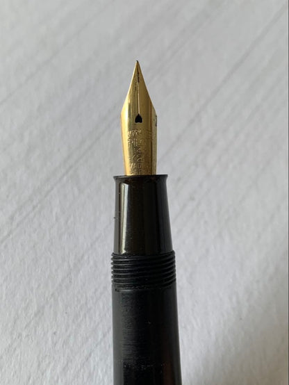 Pilot Fountain Pen featuring a 14K gold nib with a sleek black barrel
