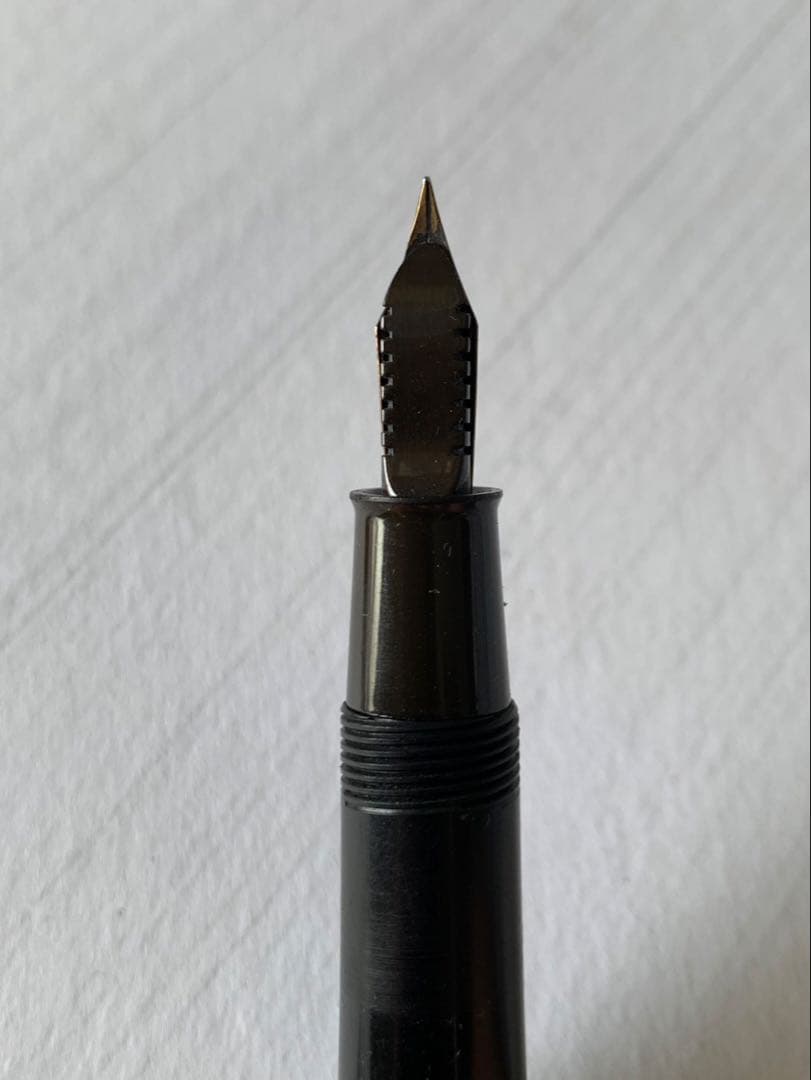 Pilot Fountain Pen featuring a 14K gold nib with a sleek black barrel