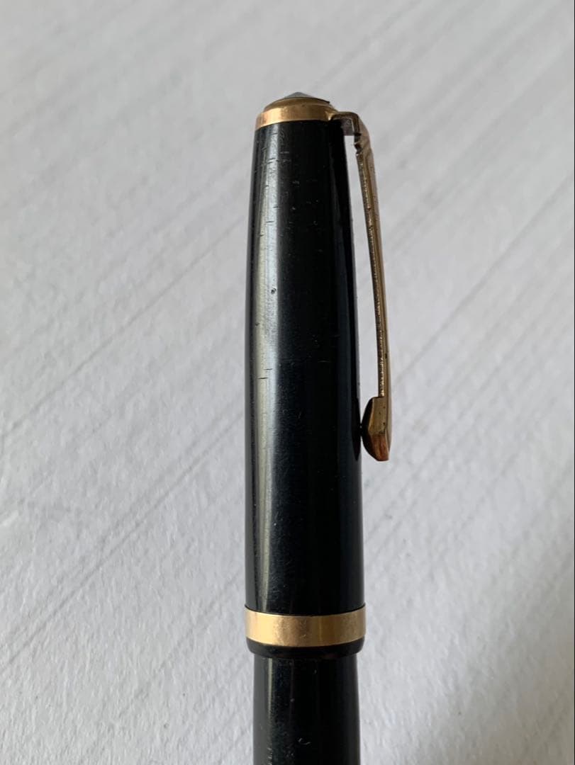 Pilot Fountain Pen featuring a 14K gold nib with a sleek black barrel