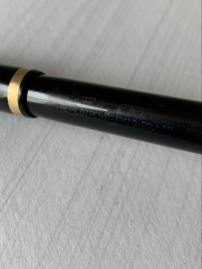 Pilot Fountain Pen featuring a 14K gold nib with a sleek black barrel