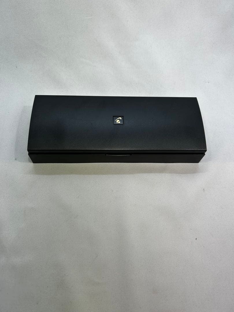 PILOT Black Fountain Pen with 14K gold decoration shown with black resin body and included case