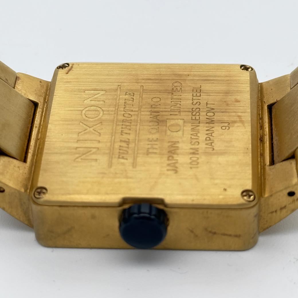 NIXON THE QUATRO JAPAN ゴールド NIXON Quartz Men's Watch — Japanese