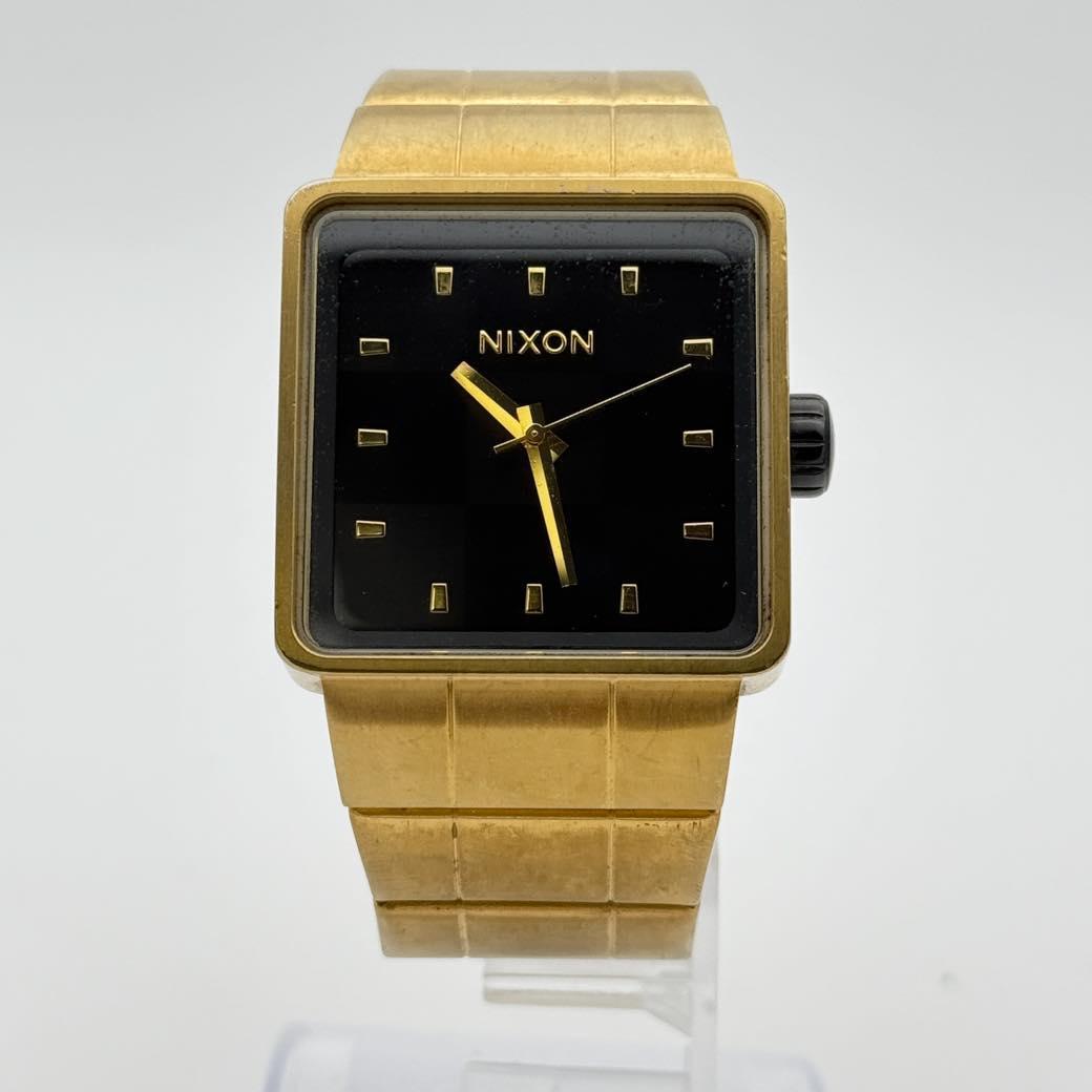 NIXON THE QUATRO JAPAN ゴールド NIXON Quartz Men's Watch — Japanese
