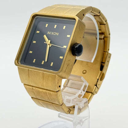 NIXON THE QUATRO JAPAN ゴールド NIXON Quartz Men's Watch — Japanese