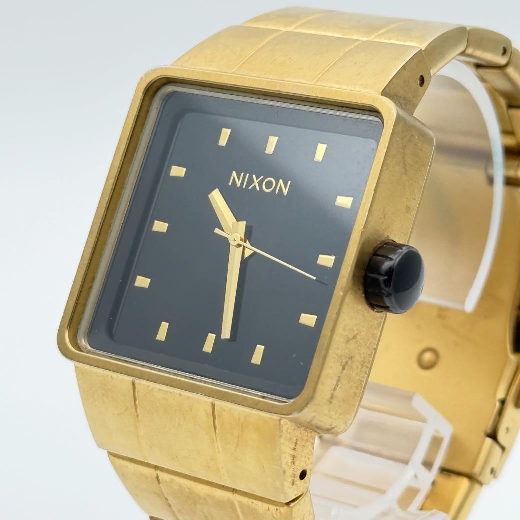 NIXON THE QUATRO JAPAN ゴールド NIXON Quartz Men's Watch — Japanese