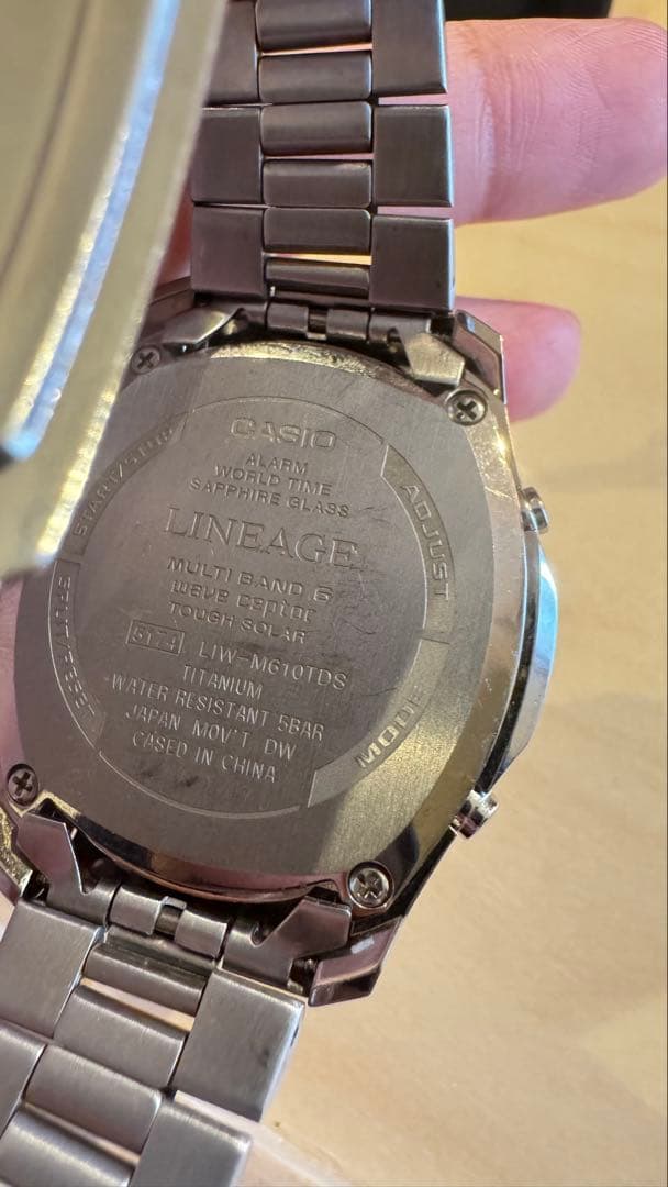 CASIO LINEAGE MULTI BAND 6 Analog Men's Watch — Japanese