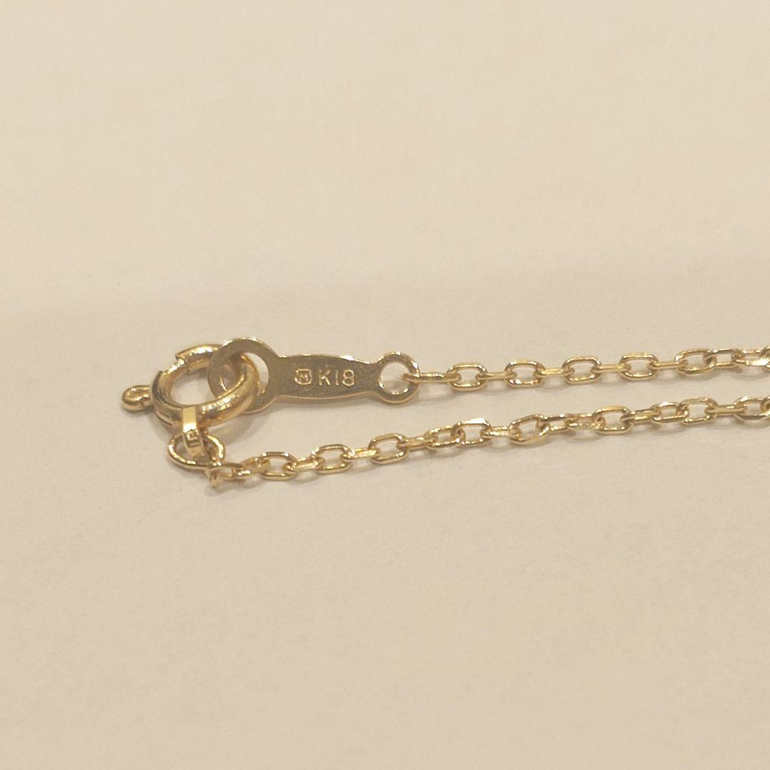 Mikimoto Flower Motif Pearl Diamond Necklace in K18 with approximately 40 cm chain