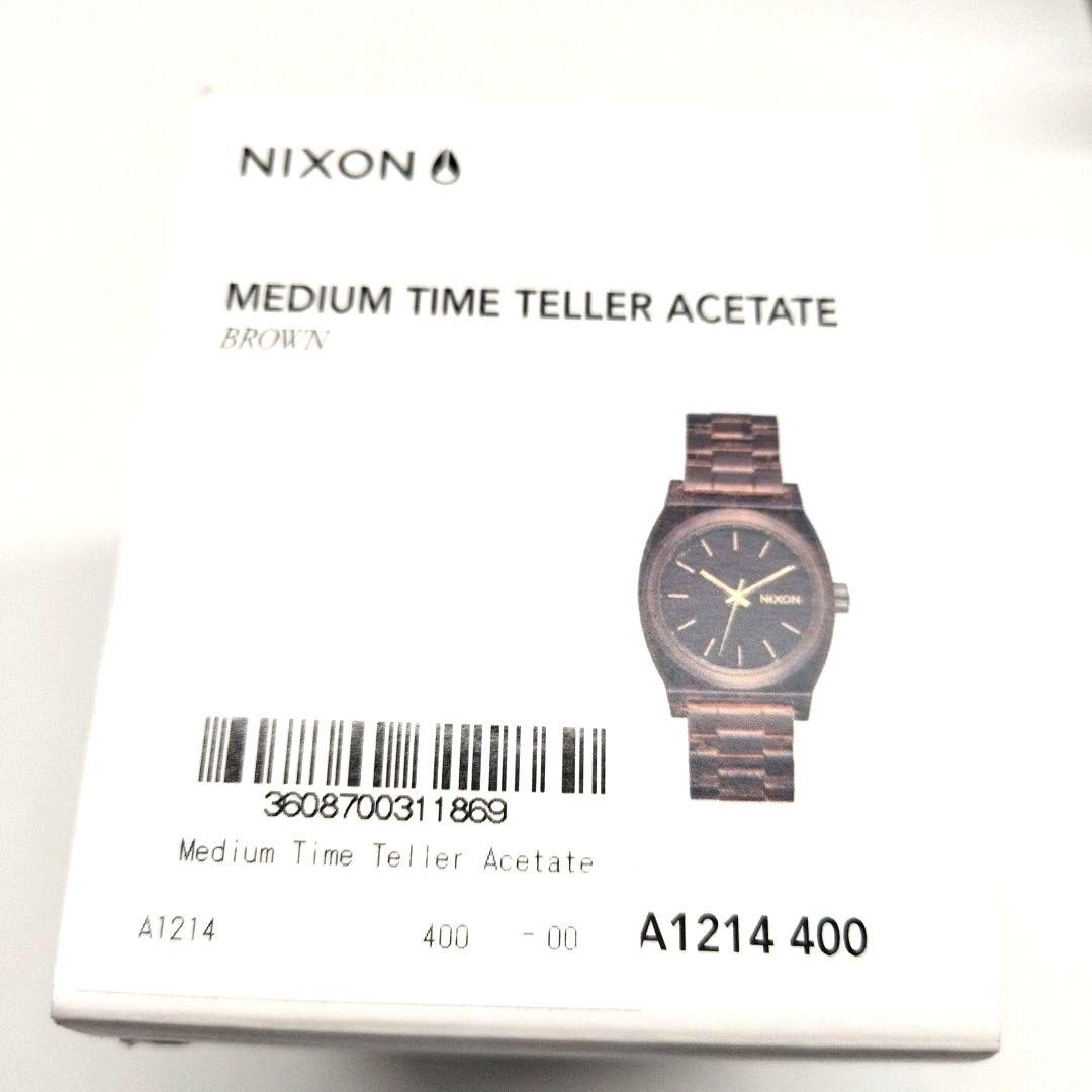 NIXON Medium Time Teller Acetate Quartz Men's Watch — Japanese