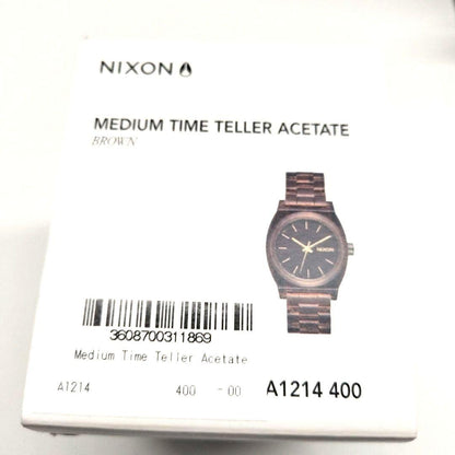 NIXON Medium Time Teller Acetate Quartz Men's Watch — Japanese