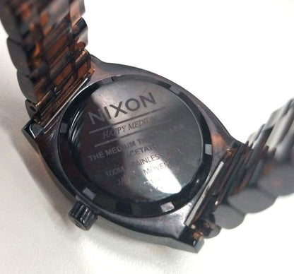 NIXON Medium Time Teller Acetate Quartz Men's Watch — Japanese