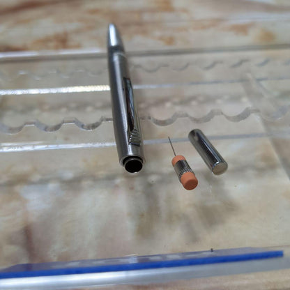 Showa PILOT discontinued mechanical pencil with 0.5 marking and PILOT clip, unused with minor scuffs