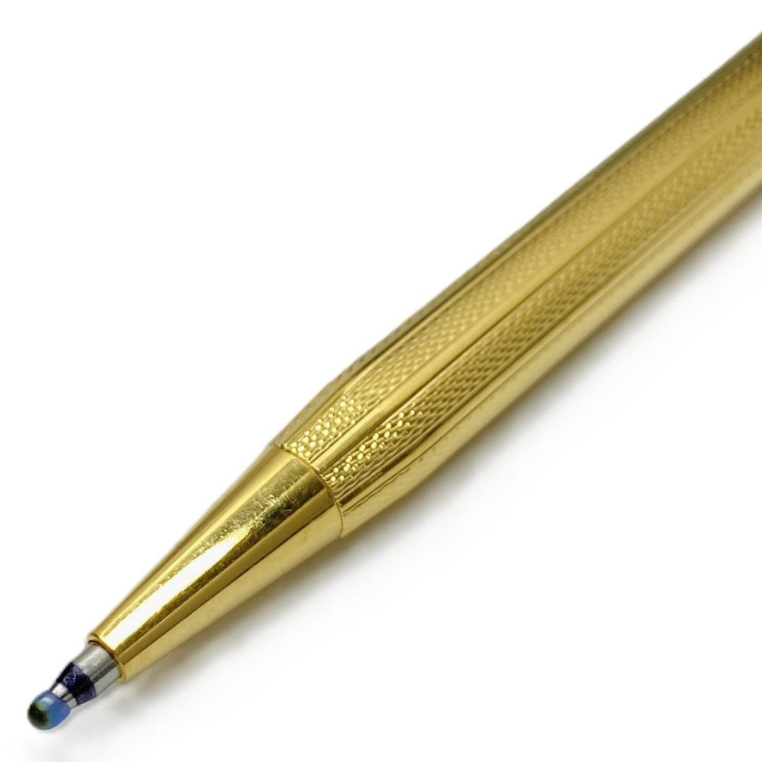 PILOT Grandee 22KGP gold ballpoint pen with black body and twist mechanism, includes refill, no visible damage
