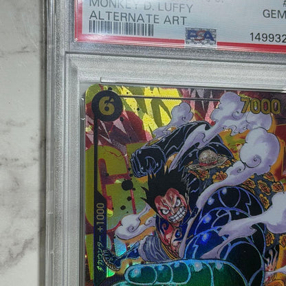 PSA 10 One Piece Monkey D. Luffy SEC — OP10-118 — Japanese
