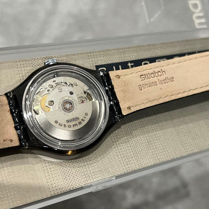 swatch Auto Black Automatic Men's — Japanese