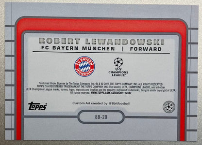 Robert Lewandowski Autograph Card — Japanese