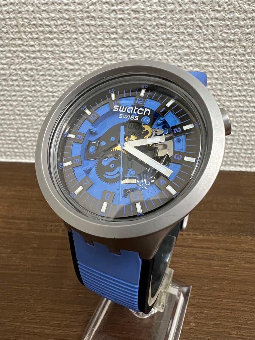 swatch Big Bold Irony Rubber Analog Men's — Japanese