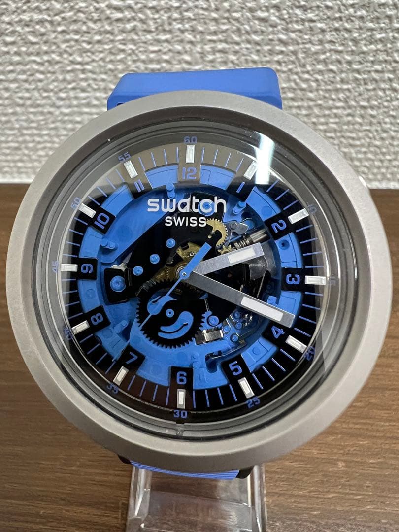 swatch Big Bold Irony Rubber Analog Men's — Japanese