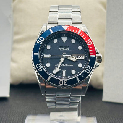 SEIKO 200m Diver Pepsi bezel Day-Date Automatic Men's Watch — Japanese