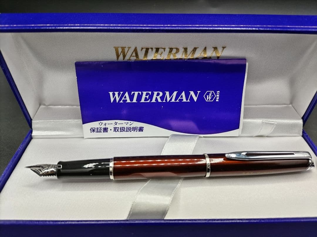 Waterman Metropolitan series metallic fountain pen with dedicated protective case