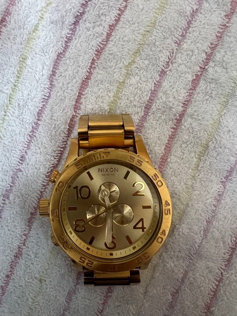NIXON Gold Men's Watch — Japanese