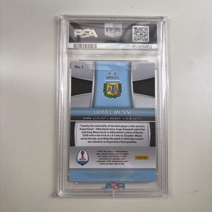 PSA 9 Panini Prizm Lionel Messi — Japanese