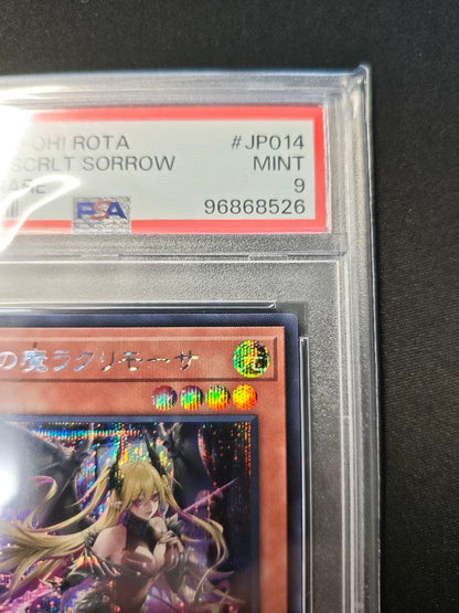 PSA 9 Yu-Gi-Oh Crimson Tears of the Dark Lacie Monoca — Japanese