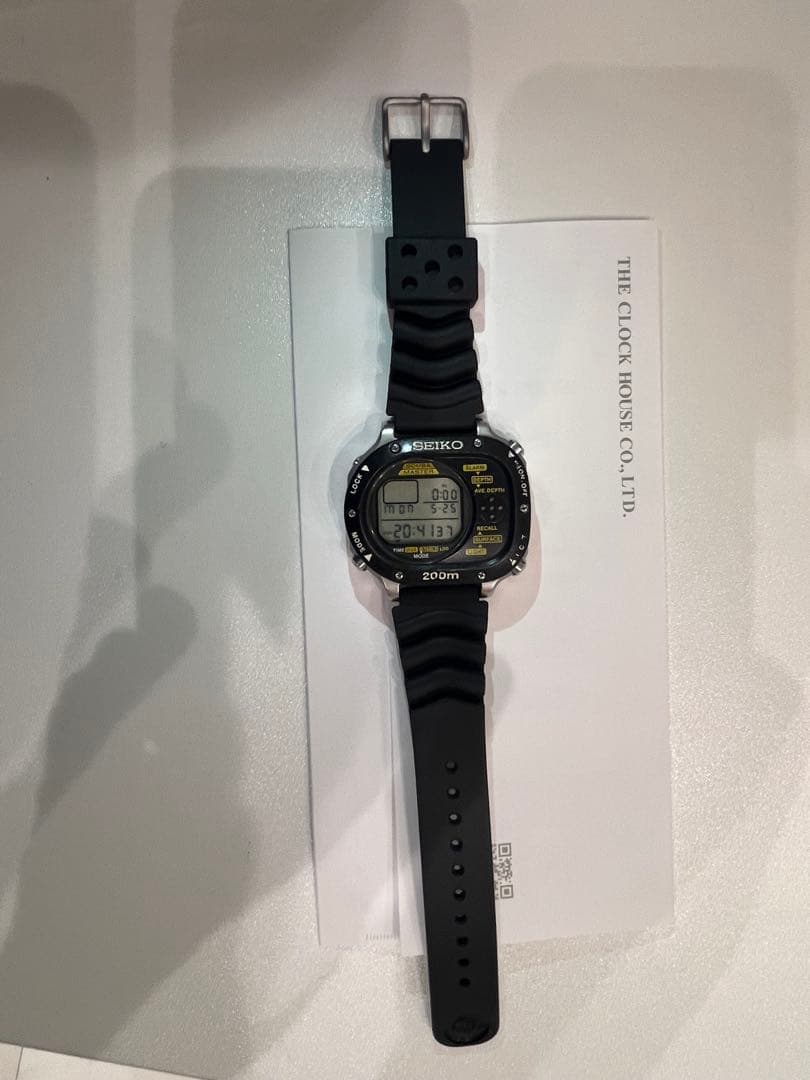 SEIKO SCUBA MASTER 200m Digital Men's Watch — Japanese