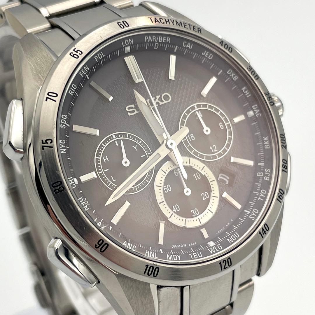 SEIKO SAGA193 Solar Men's Watch — Japanese