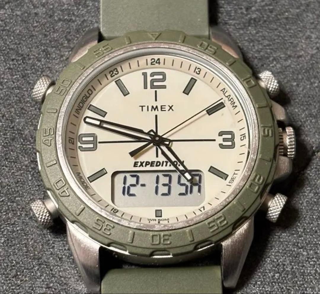 TIMEX Expedition Pioneer Combo Digital Men's Watch — Japanese