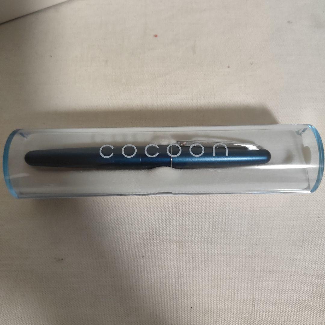 Green 8321 PILOT COCOON Fountain Pen in blue with instruction manual and transparent case