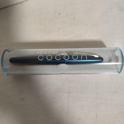 Green 8321 PILOT COCOON Fountain Pen in blue with instruction manual and transparent case