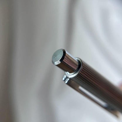 PILOT Silver Punching Metal Mechanical Pencil made of stainless steel with metal grip and mechanical lead mechanism