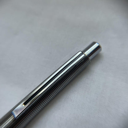 PILOT Silver Punching Metal Mechanical Pencil made of stainless steel with metal grip and mechanical lead mechanism