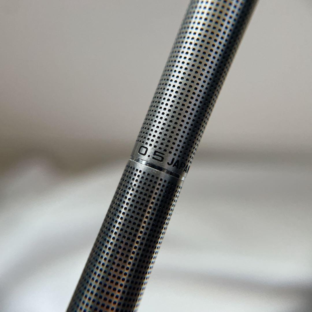 PILOT Silver Punching Metal Mechanical Pencil made of stainless steel with metal grip and mechanical lead mechanism