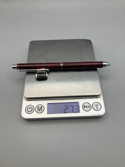 Pilot mechanical pencil and ballpoint pen 0.5 set in black with slim design and metal clip