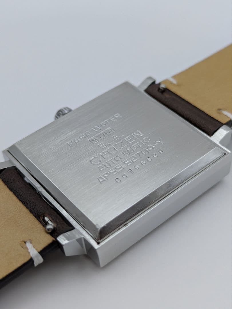 Citizen Automatic Square Case Day-Date Men's Watch — Japanese