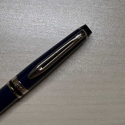 WATERMAN Essence of Waterman ballpoint pen with sleek black finish and silver accents