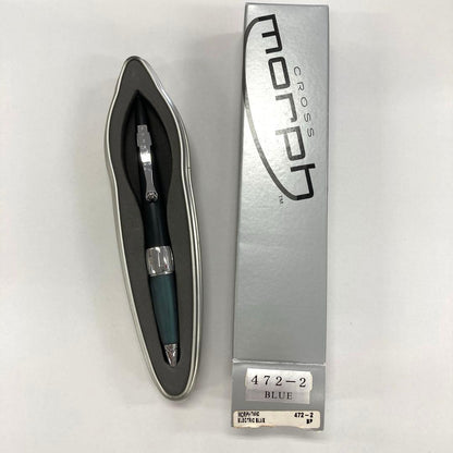 Discontinued Cross Morph Morphe ELD472-10 matte black rotating ballpoint pen with slight surface scratches and original manual