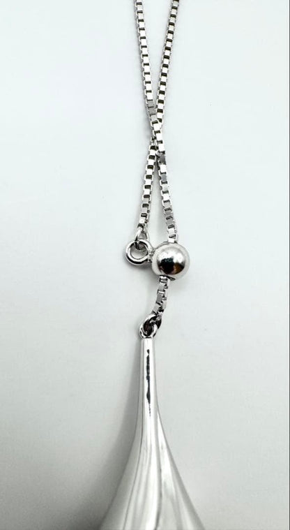 Tasaki SV Black Bird of Paradise necklace featuring a 10.8mm peacock color pearl on a 45cm chain