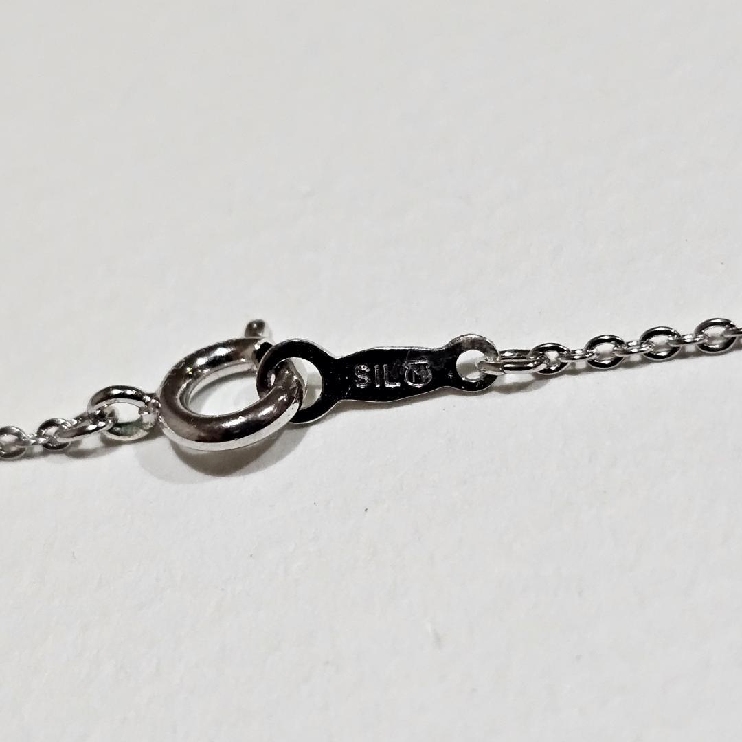 Mikimoto vintage 5mm pearl necklace with sterling silver SV925 chain length 38cm from 1970s-1980s