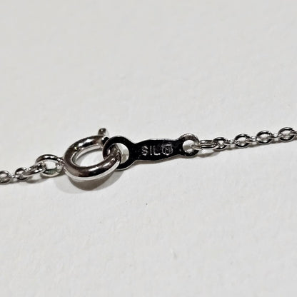 Mikimoto vintage 5mm pearl necklace with sterling silver SV925 chain length 38cm from 1970s-1980s