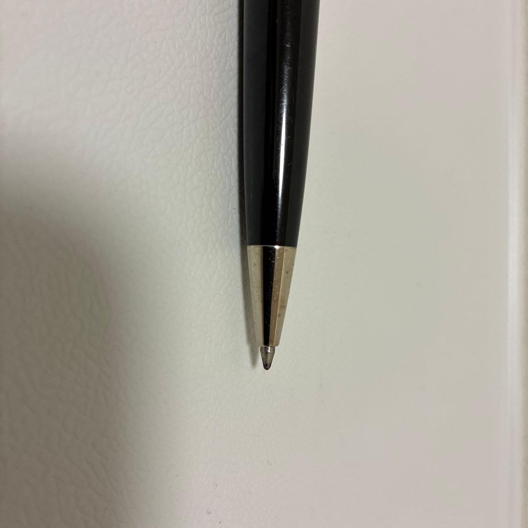 Waterman ballpoint pen in black and silver with metallic finish alongside its dedicated case