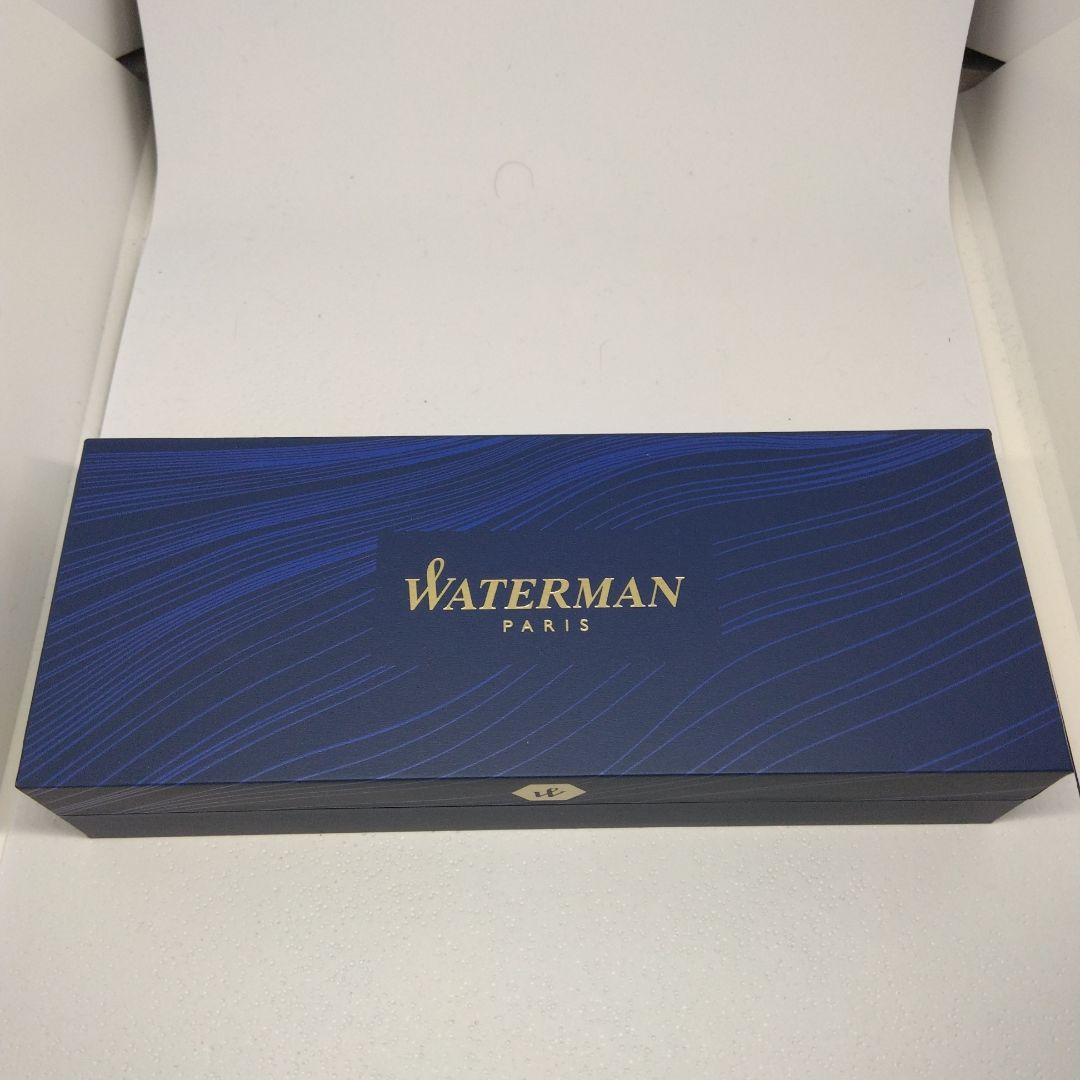 Waterman Karen ballpoint pen with black metal body and gold trim