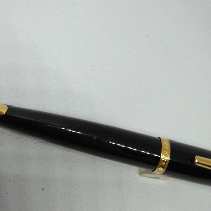 Waterman Karen ballpoint pen with black metal body and gold trim